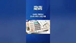 국세청 연말 정산 간소화 서비스의 중요성과 현황