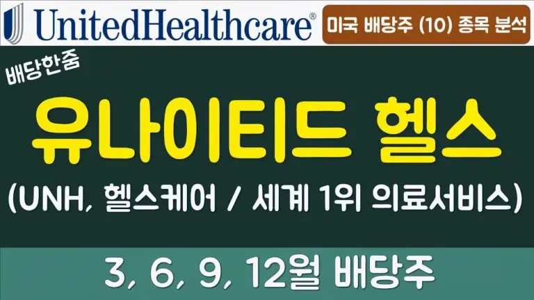 유나이티드헬스: 건강 관리 시장의 선두 주자