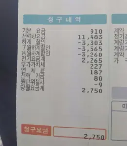 전기 요금 — KR news