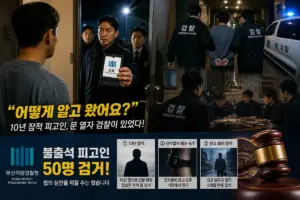 피고인: 부산지검, 10년 간 잠적한 검거